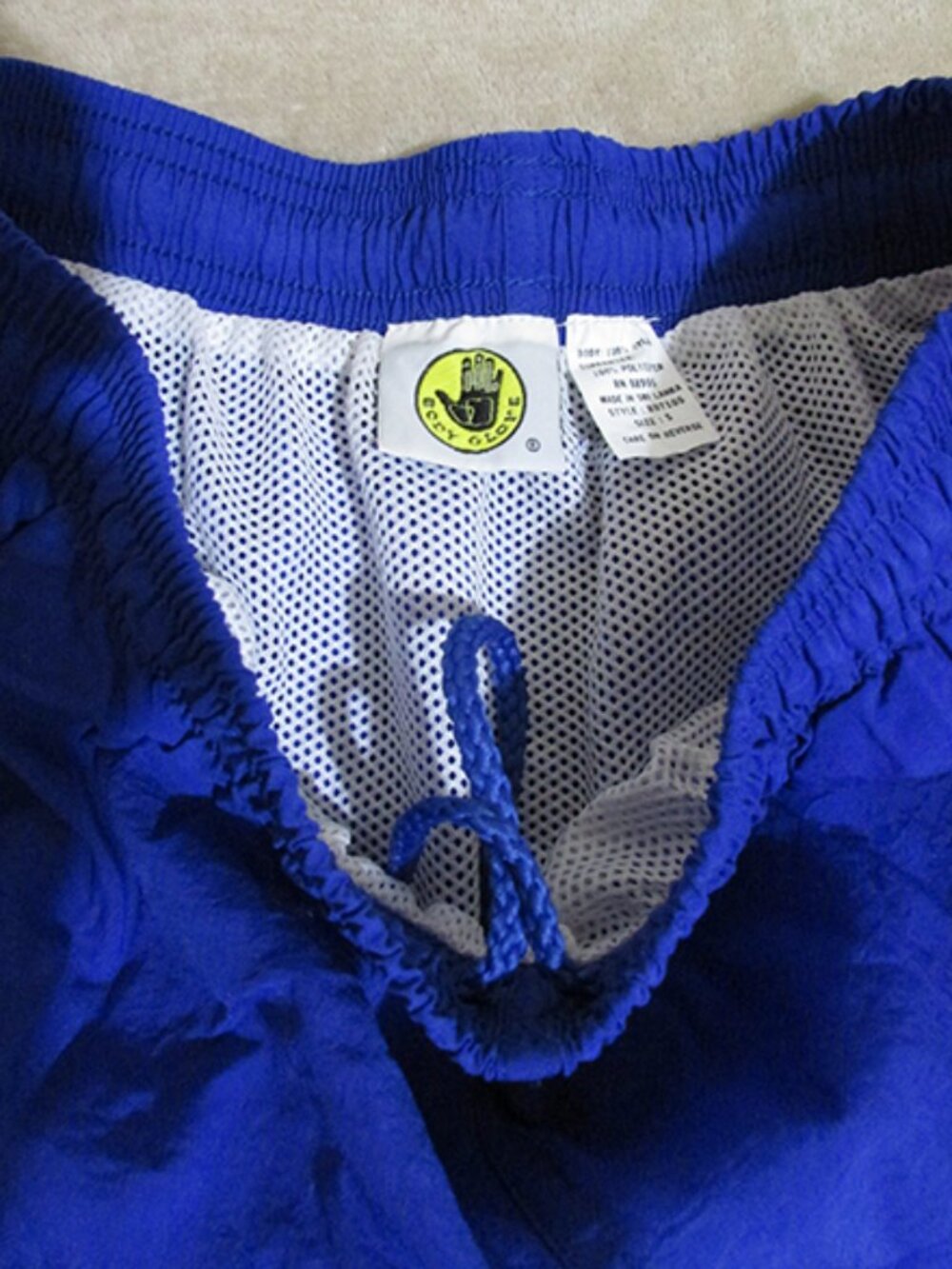 Body Glove Men's Athletic Blue Nylon Shorts Size Small (F) 0088